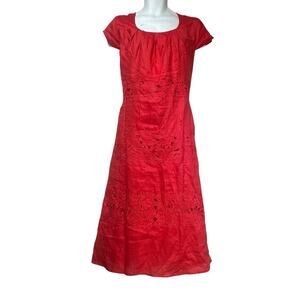 dresses by nubiano red floral cut out dress plus size 18